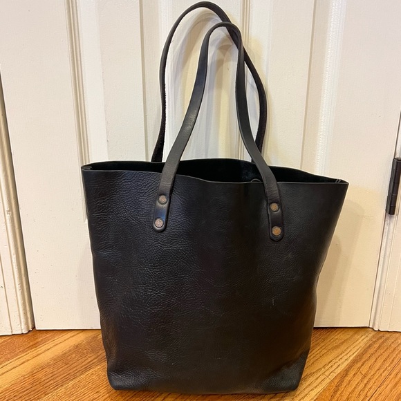 Kmm & Co. Handbags - KMM & Co. Signature Black Leather Tote Bag Women’s